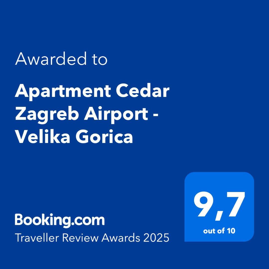 Apartment Cedar Zagreb Airport - Velika Gorica Scitarjevo Exteriör bild